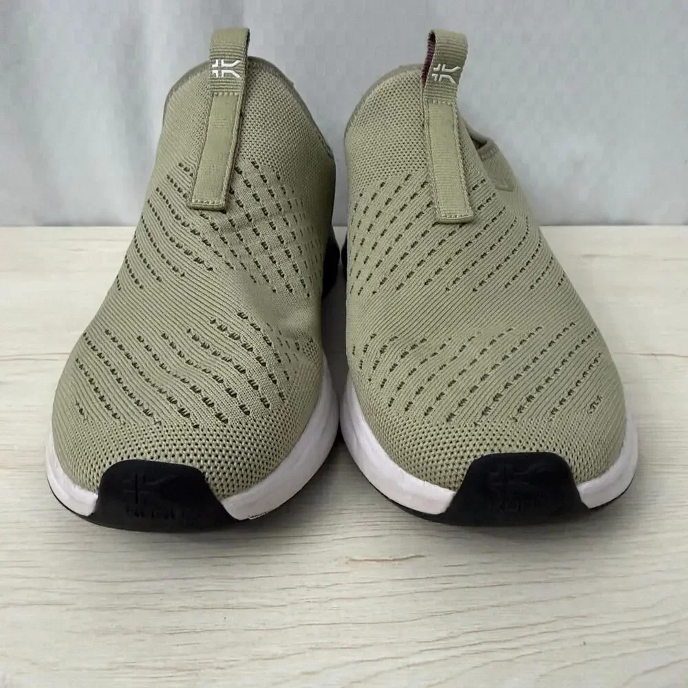 Kuru Atom Shoes Women's Size 11 M Slip On Sneakers in Desert Green Lilac